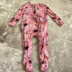 NWOT | Posh Peanut, Pink Girls Zipper Onesie